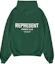 Lookbook Represent SS21 Owners Club Logo Green Hoodie M04153-62