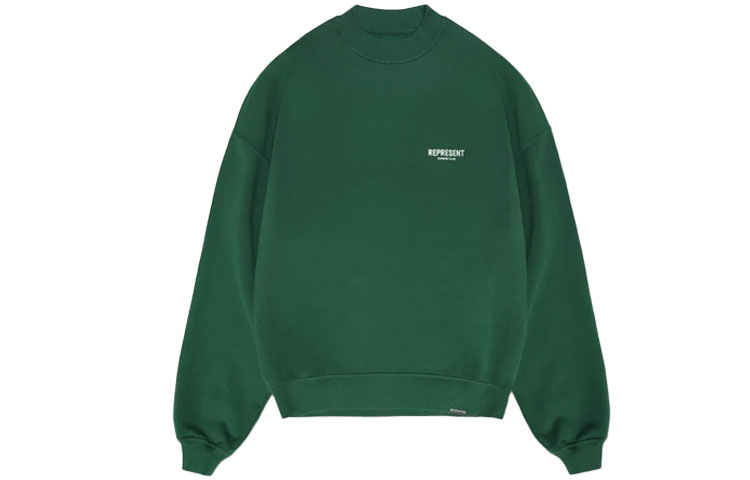 Represent SS21 Owners Club Logo Hoodie Green M04159-62