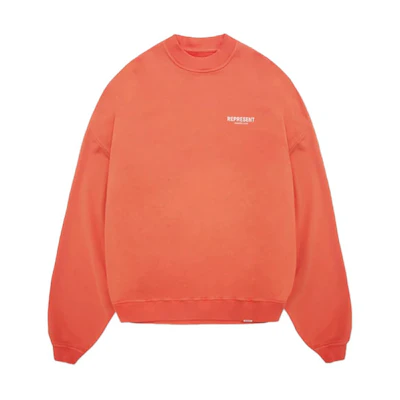 Represent SS21 Owners Club Logo Hoodie Orange M04159-129