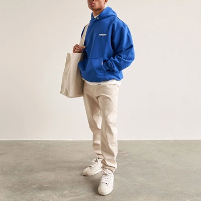 REPRESENT SS21 OwnersClub Logo Hoodie Blue Long Sleeve. M04153-109 Details for REPRESENT SS21 OwnersClub Logo Hoodie Blue Long Sleeve. M04153-109