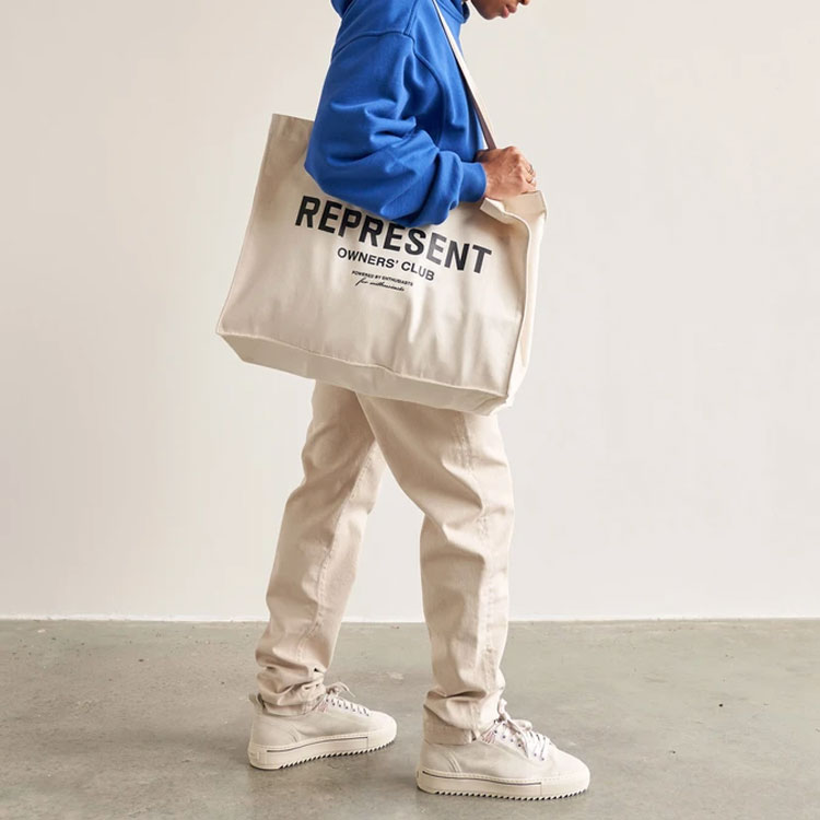 Sizing REPRESENT SS21 OwnersClub Logo Hoodie Blue Long Sleeve. M04153-109