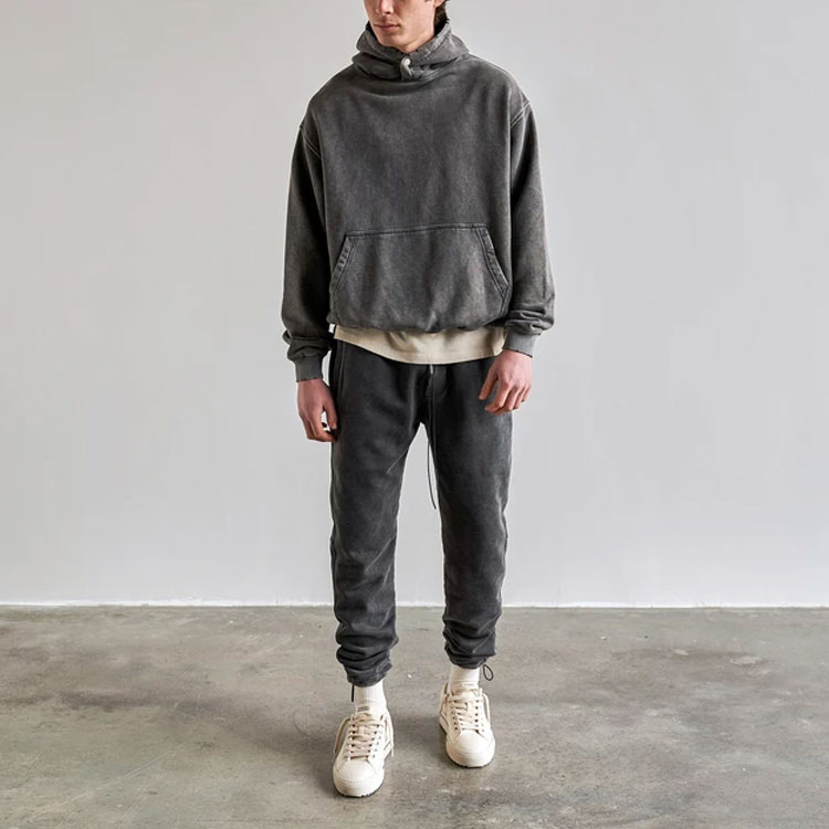 Shop REPRESENT SS21 プルオーバーパーカー 長袖 ダークグレー. M04095-20