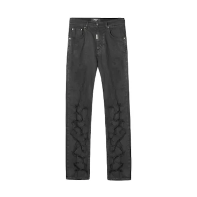 REPRESENT SS21 Relaxed Straight Black Jeans M07064-52