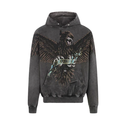 Represent SS21 Vintage Graphic Hoodie Dark Gray - Spring Summer Collection M04098-20
