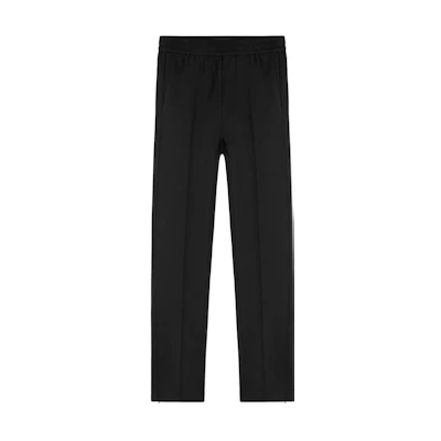 REPRESENT SS22 Black Straight-Fit Split-Hem Casual Pants. M08143-01