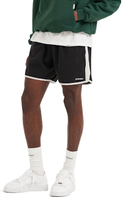 REPRESENT SS22 Relaxed Fit Black Contrast Trim Elastic Waist Shorts M09033-01 Purchase REPRESENT SS22 Relaxed Fit Black Contrast Trim Elastic Waist Shorts M09033-01