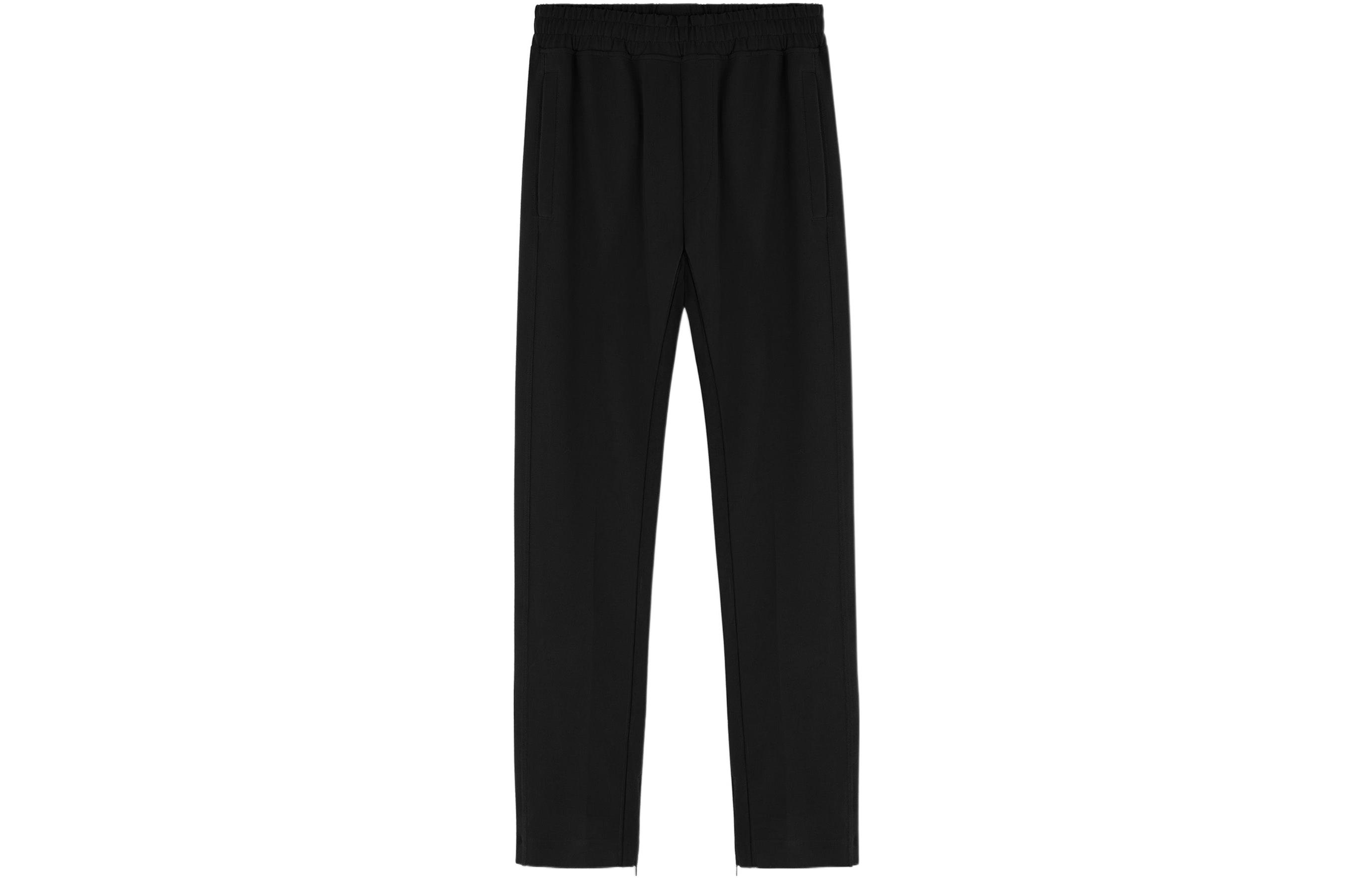 REPRESENT SS22  Solid Color Slim Fit Knit Track Pants with Side Slits. M08152-01