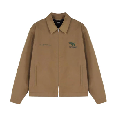 Represent SS22 Brown Letter Logo Print Comfortable Jacket Unisex M01141-01-tan