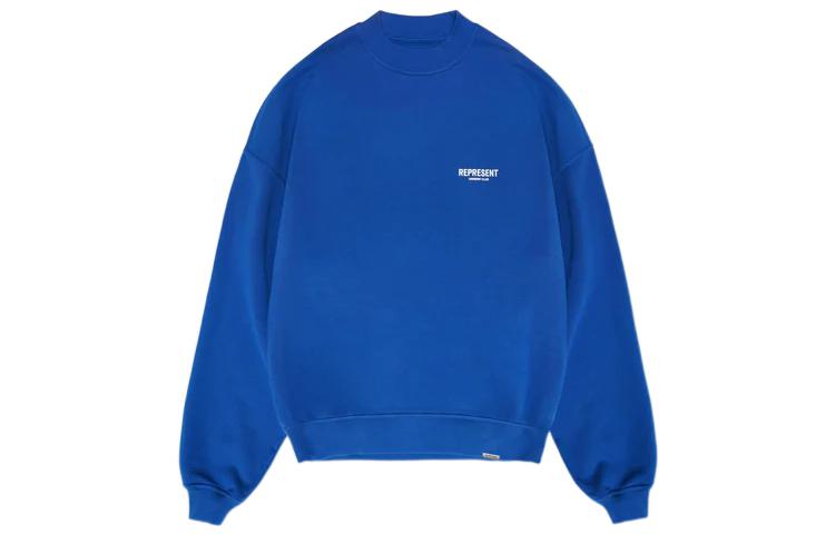 Represent SS22 Crewneck Sweatshirt Klein Blue with Back Logo Design M04159-109