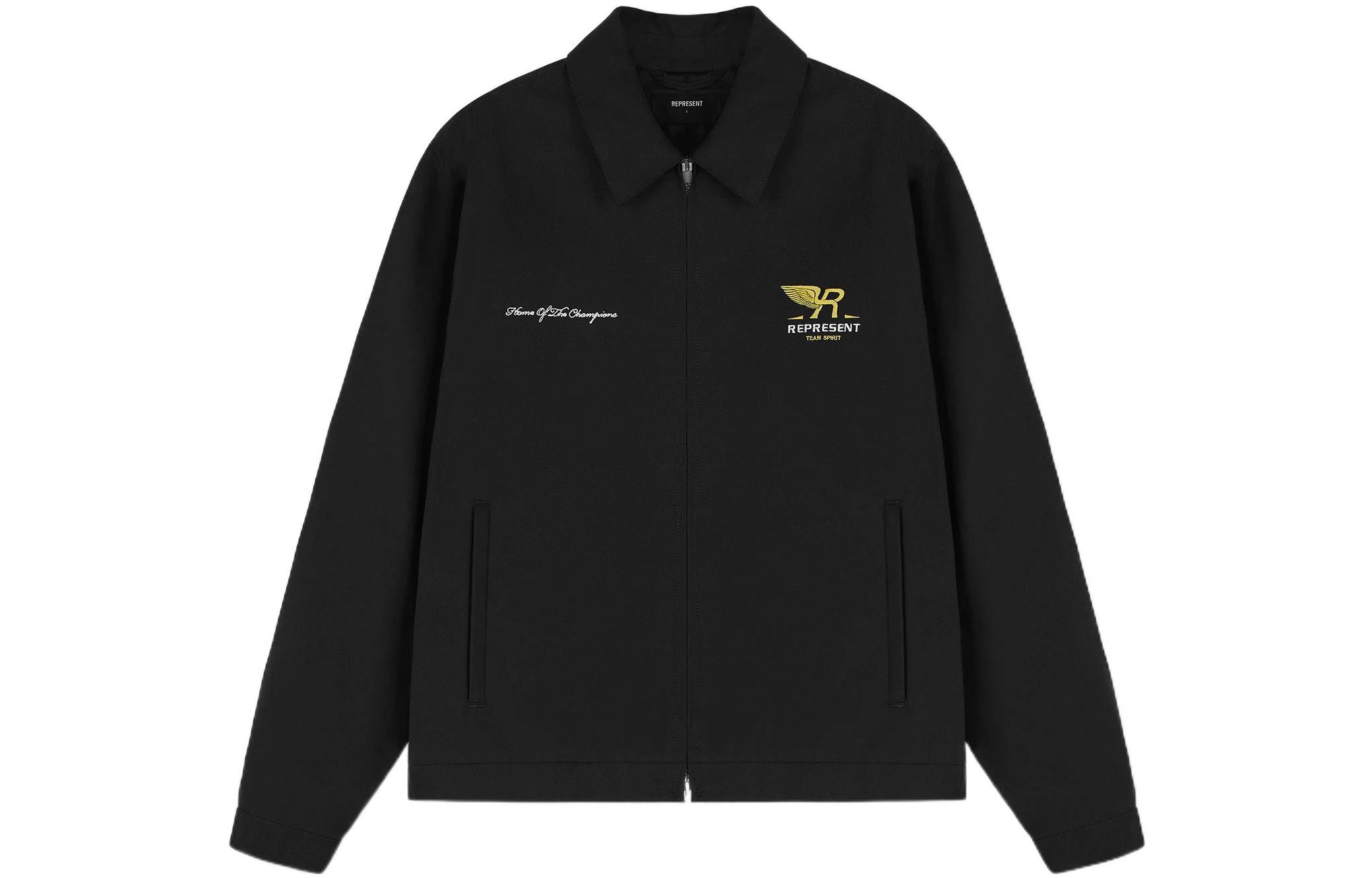 Represent SS22 Embroidered Jacket Black M01141-01