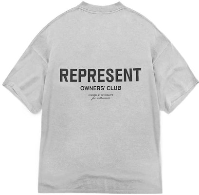 REPRESENT Kemeja-T Lengan Pendek Logo Grafik SS22 Kelabu Lelaki. M05149-302 Lookbook REPRESENT Kemeja-T Lengan Pendek Logo Grafik SS22 Kelabu Lelaki. M05149-302