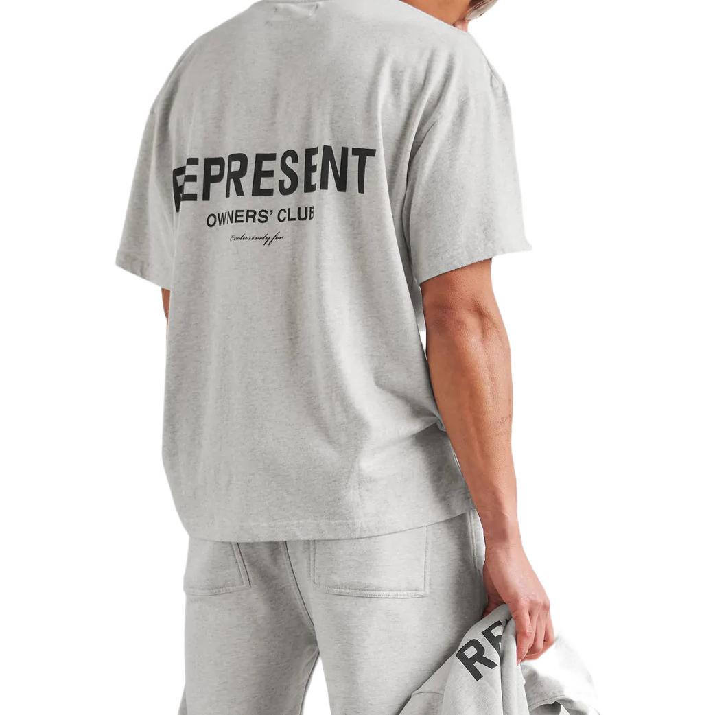 Purchase REPRESENT Kemeja-T Lengan Pendek Logo Grafik SS22 Kelabu Lelaki. M05149-302