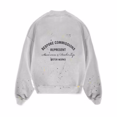 Represent SS22 Logo Print Crewneck Sweatshirt Men’s Light Gray M04233-158
