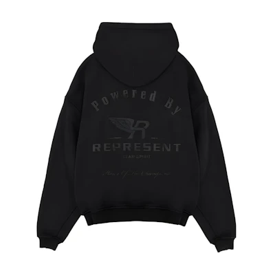 Represent SS22 Logo Print Hoodie Black Fashion M04212-171