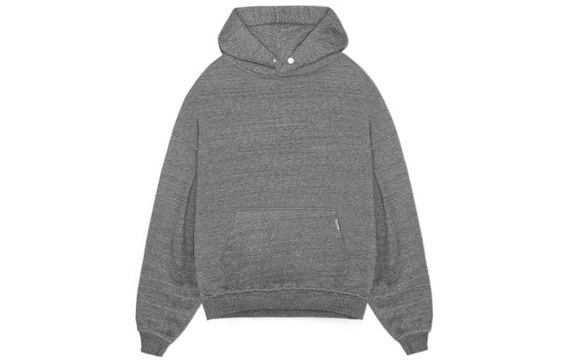 Represent SS22 Loose Fit Solid Color Hoodie - Gray M04199-111
