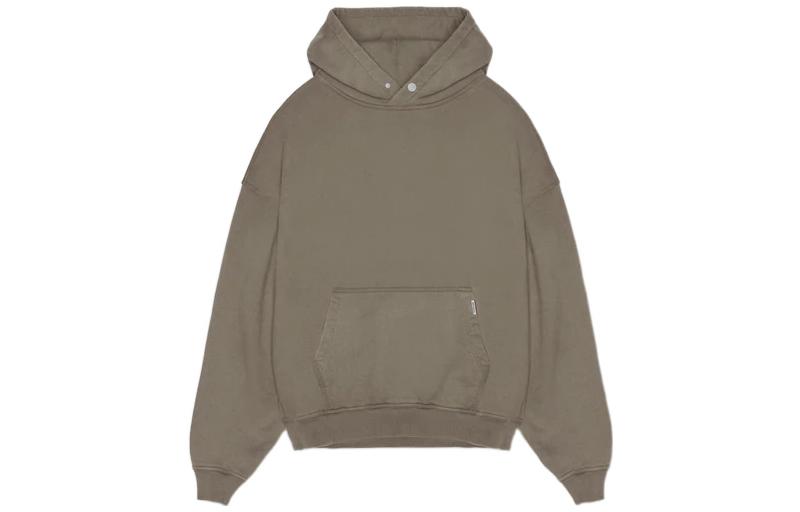 Represent SS22 Loose Fit Solid Color Hoodie in Grass Green M04199-91