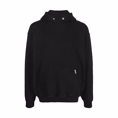 Represent SS22 Oversized Black Hoodie Men’s Casual Long Sleeve Pullover M04187-01