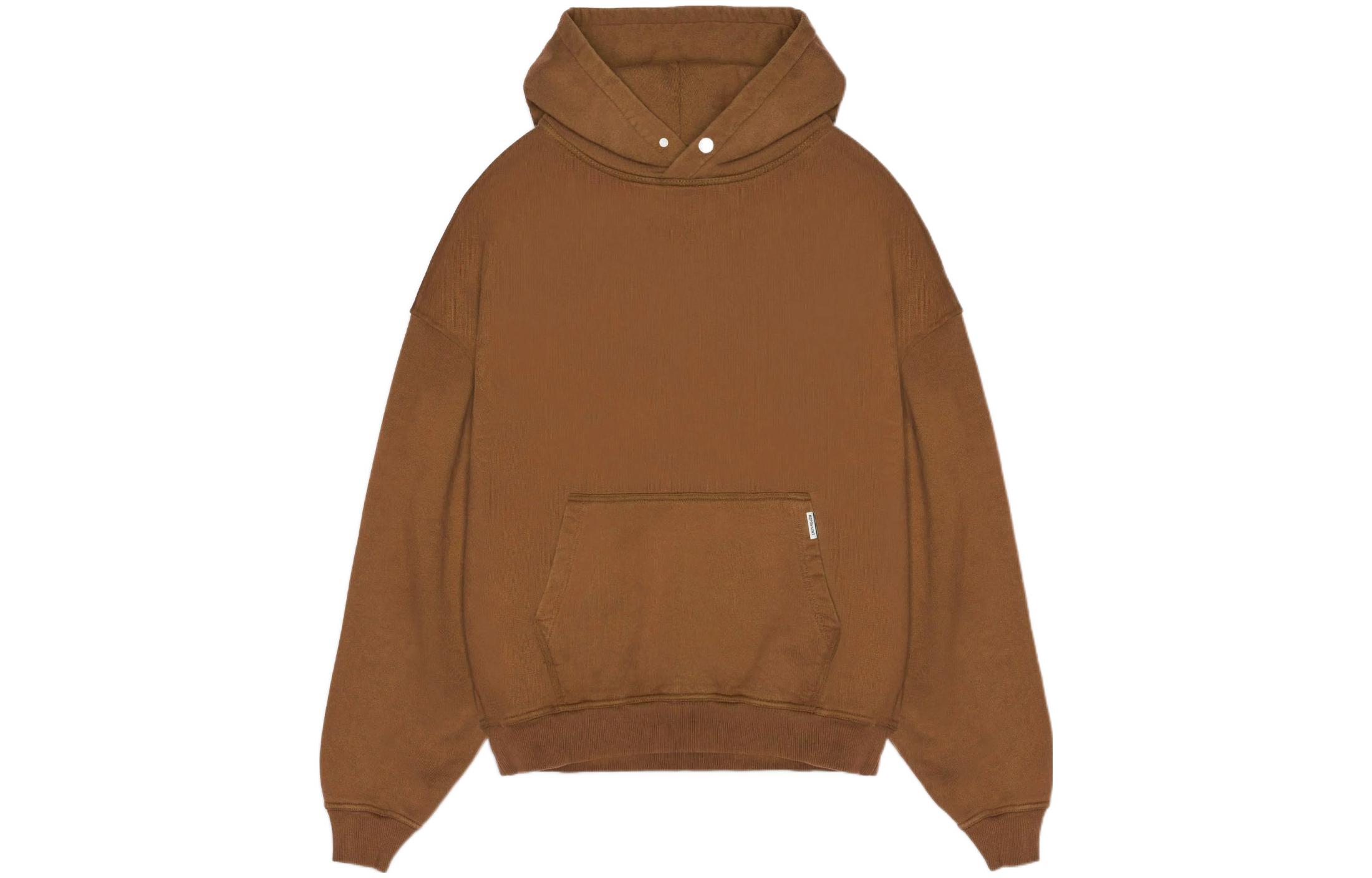 Represent SS22 Oversized Solid Brown Hoodie Menswear M04199-184