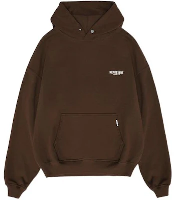 Represent SS22 Owners Club 標誌棕色連帽衫 男款長袖套頭上衣 M04153-04 Lookbook Represent SS22 Owners Club 標誌棕色連帽衫 男款長袖套頭上衣 M04153-04