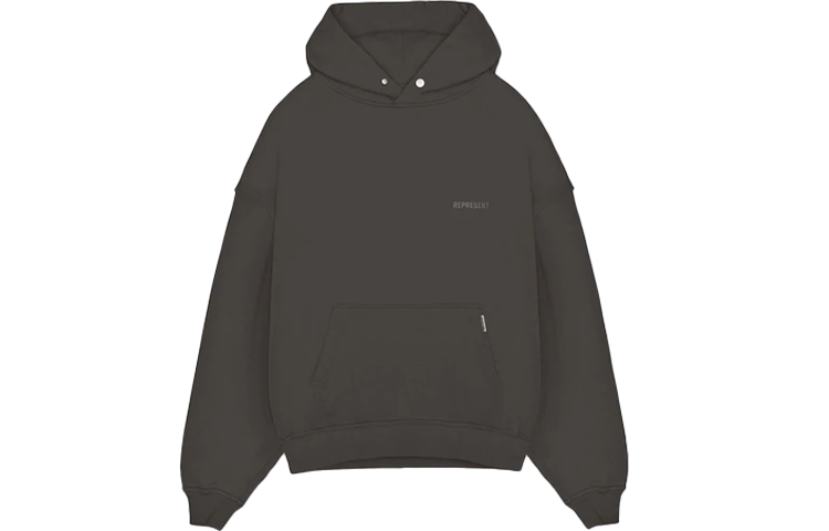 Represent SS22 OwnersClub Logo Print Hoodie Men’s Deep Gray M04199-112