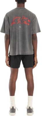 REPRESENT SS22 Retro Letter Print Short Sleeve T-Shirt Grey M05125-20 Details for REPRESENT SS22 Retro Letter Print Short Sleeve T-Shirt Grey M05125-20