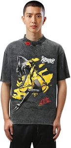 REPRESENT SS22 复古字母印花灰色短袖T恤 M05125-20 Cheap REPRESENT SS22 复古字母印花灰色短袖T恤 M05125-20