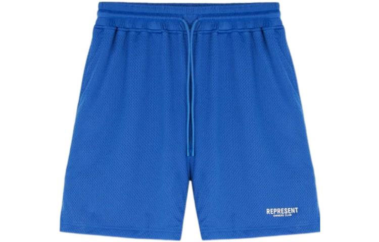 REPRESENT SS22 Solid Color Drawstring Shorts Blue Mens M09050-109
