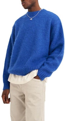 REPRESENT SS22 Sweater Crewneck Biru Lelaki Mohair Warna Solid M02069-109 Purchase REPRESENT SS22 Sweater Crewneck Biru Lelaki Mohair Warna Solid M02069-109