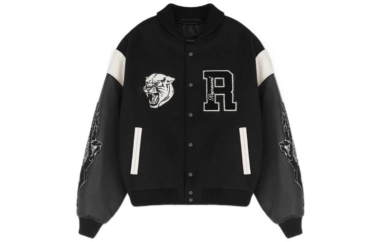 Represent SS22 Wool Jacket with Stand Collar Black M01096-01