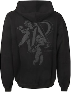 REPRESENT SS23 ブラックロゴ&グラフィックプリントフーディー. MH4022-01 Lookbook REPRESENT SS23 ブラックロゴ&グラフィックプリントフーディー. MH4022-01