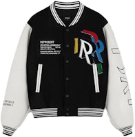 REPRESENT SS23 Jaket Patchwork Cetakan Huruf Hitam. M01223-01 Order REPRESENT SS23 Jaket Patchwork Cetakan Huruf Hitam. M01223-01