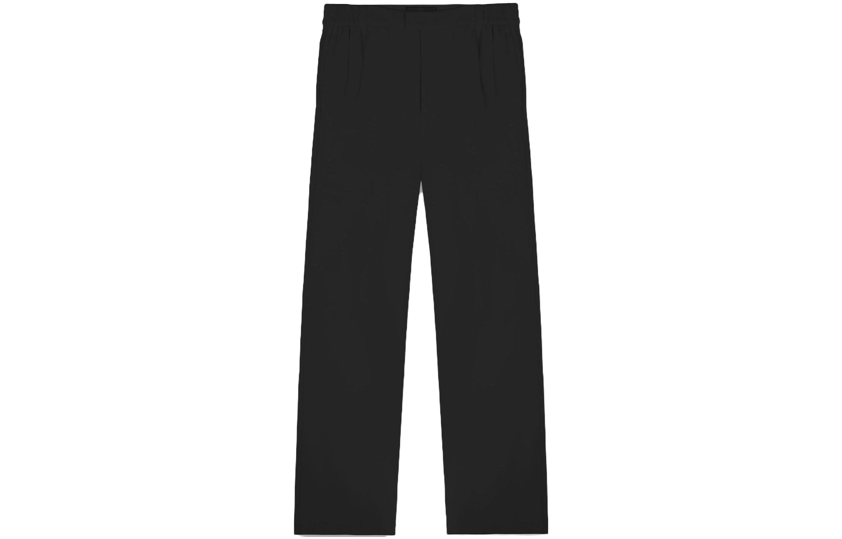 REPRESENT SS23  Black Relaxed Straight-Leg Casual Pants MC5004-01