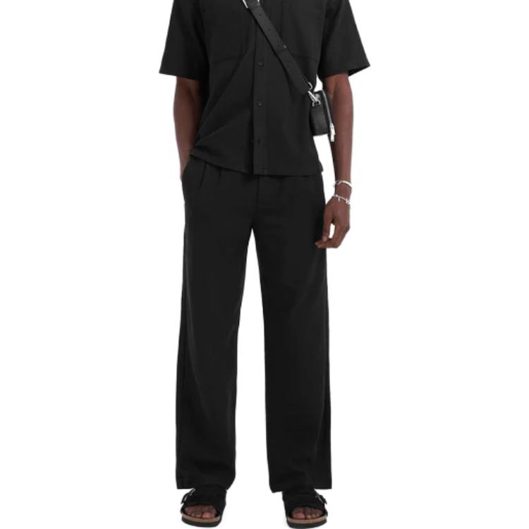 Lookbook REPRESENT SS23 黑色休閒直筒長褲 MC5004-01