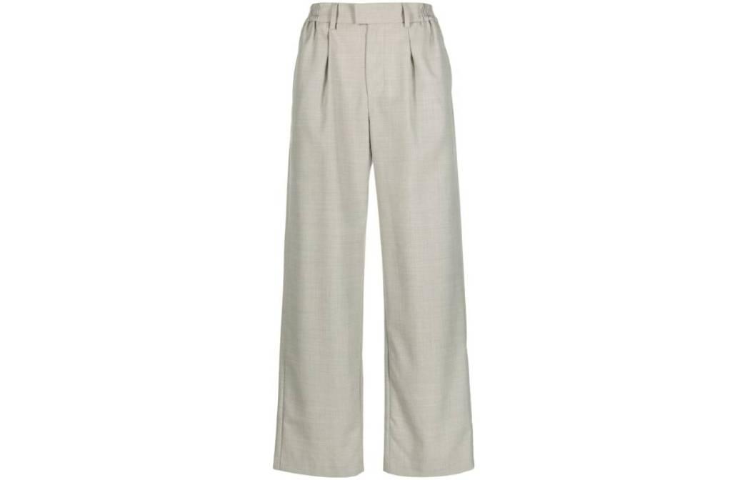 REPRESENT SS23  Grey Pleated Wide-Leg Casual Pants Simple Design M08218-05