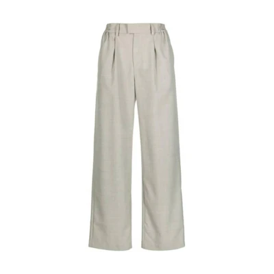REPRESENT SS23 Grey Pleated Wide-Leg Casual Pants Simple Design M08218-05