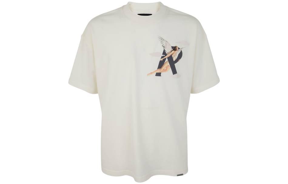 REPRESENT SS23  White Letter Print Short-Sleeve T-Shirt M05229-72