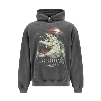 Represent SS23 Animal Print Hoodie Pullover Gray M04271-20