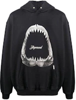 Order Represent SS23 黑色鯊魚牙齒印花連帽衫 M04286-171