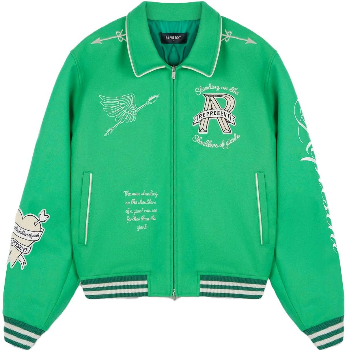 represent-ss-23-embroidered-lettering-zip-up-jacket-unisex-green-mj-1008-301