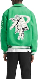 REPRESENT SS23 刺绣字母拉链夹克 男女同款 绿色 MJ1008-301 Sizing REPRESENT SS23 刺绣字母拉链夹克 男女同款 绿色 MJ1008-301