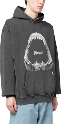 Represent SS23 灰色連帽衫 鯊魚牙圖案印花 M04286-20 Purchase Represent SS23 灰色連帽衫 鯊魚牙圖案印花 M04286-20