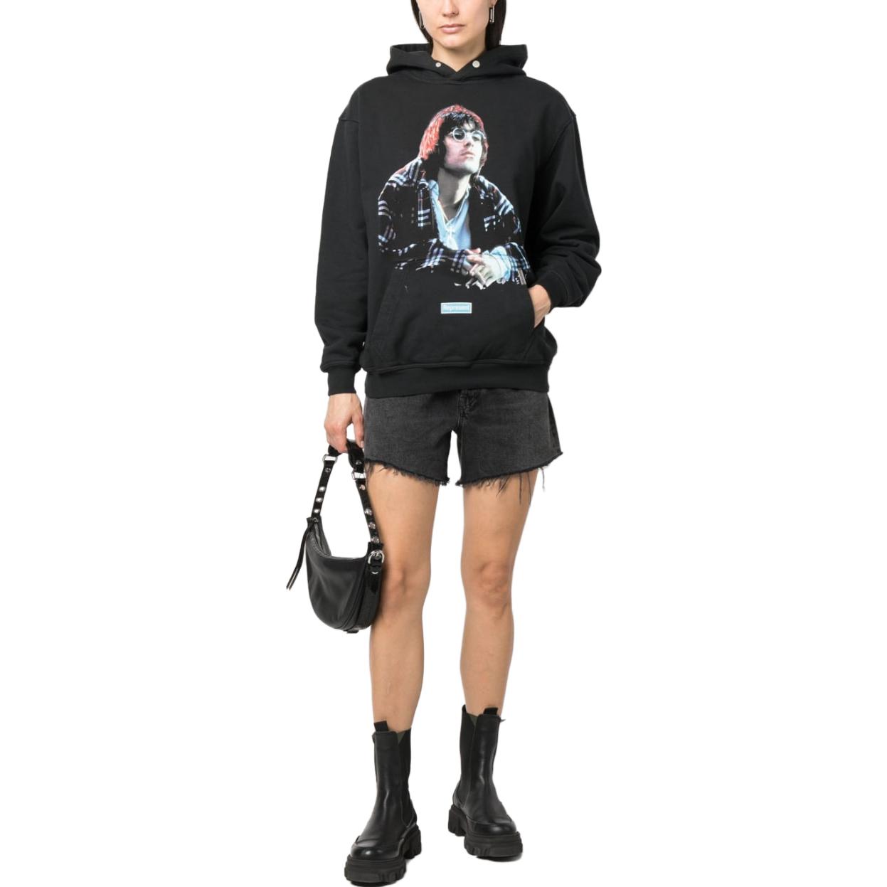 Lookbook REPRESENT SS23 Logo Graphic Sweatshirt Unisex Black M04298