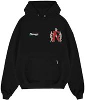 Represent SS23 Logo Hoodie With Large Pocket Grey Black M04290-171 Represent SS23 Logo Hoodie With Large Pocket Grey Black M04290-171