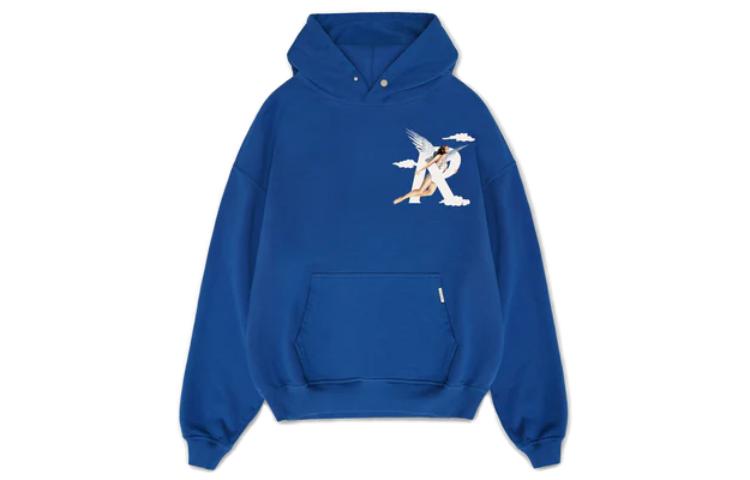 Order Represent SS23 Logo Print Pullover Hoodie Cobalt Blue M04273-109