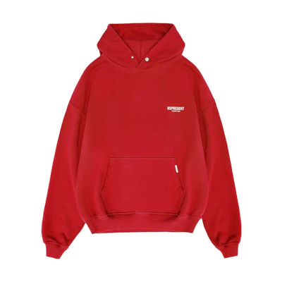 Represent SS23 Red Letter Print Hoodie Long Sleeve MH4004-206