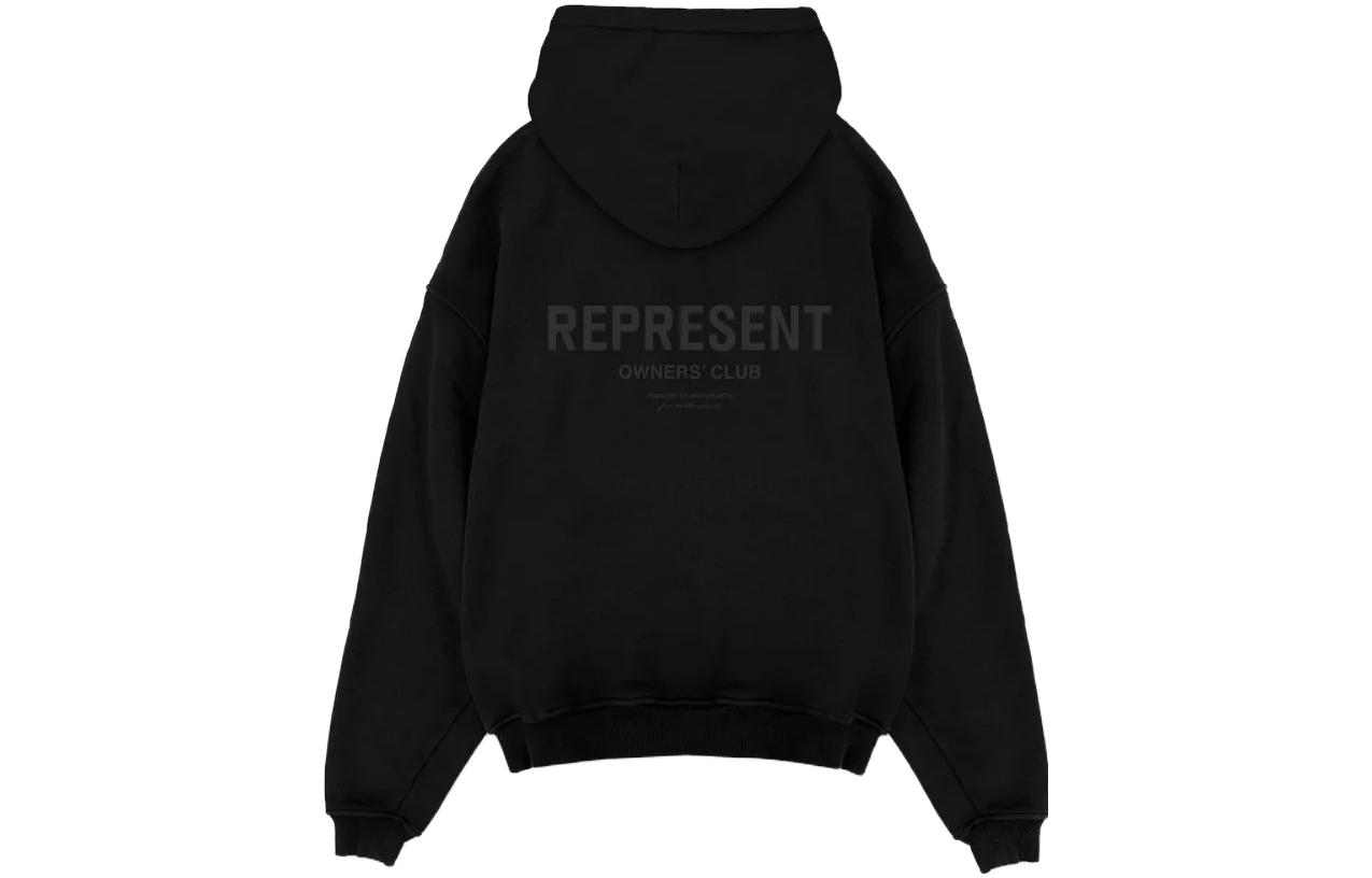 Order Represent SS23 Reflective Logo Long Sleeve Sweatshirt Black - M04153-343