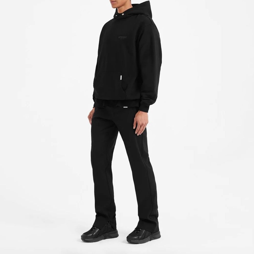 Sizing Represent SS23 Reflective Logo Long Sleeve Sweatshirt Black - M04153-343