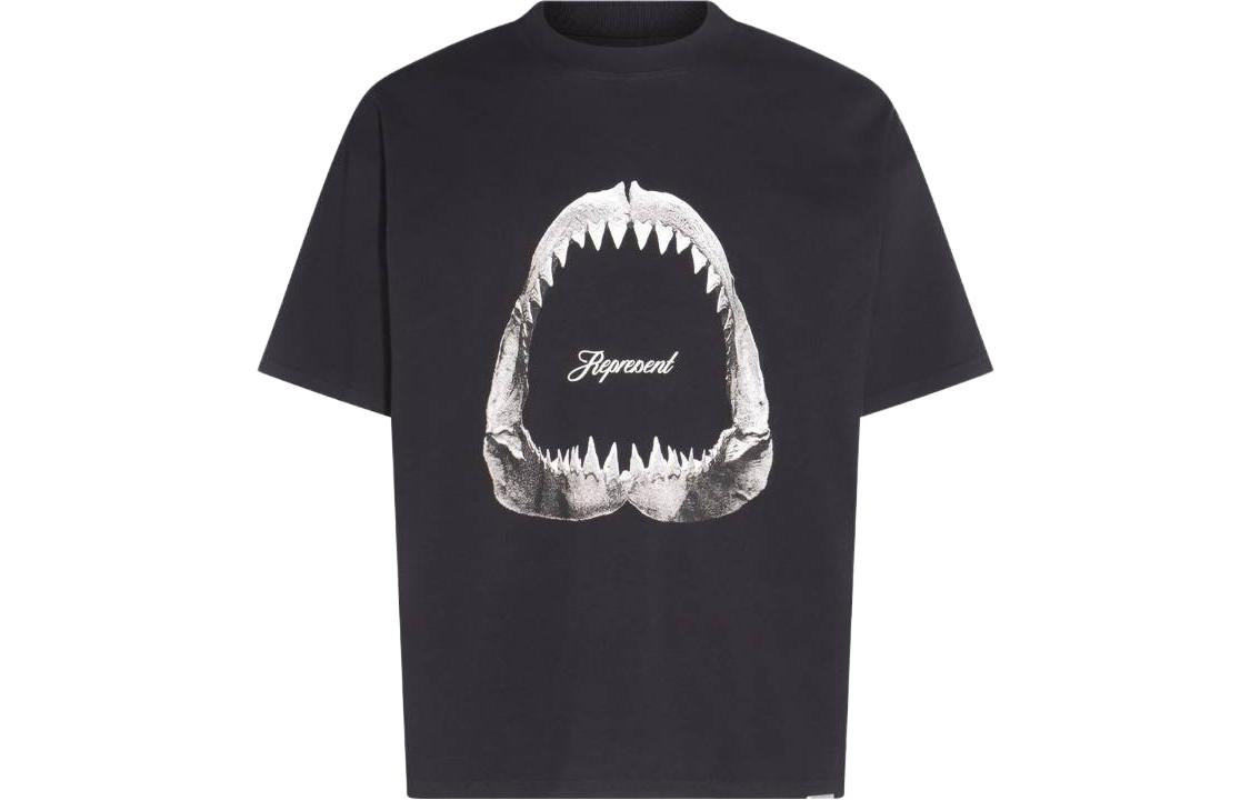 REPRESENT SS23 Shark Head Graphic Tee Black  T-Shirt M052371-171