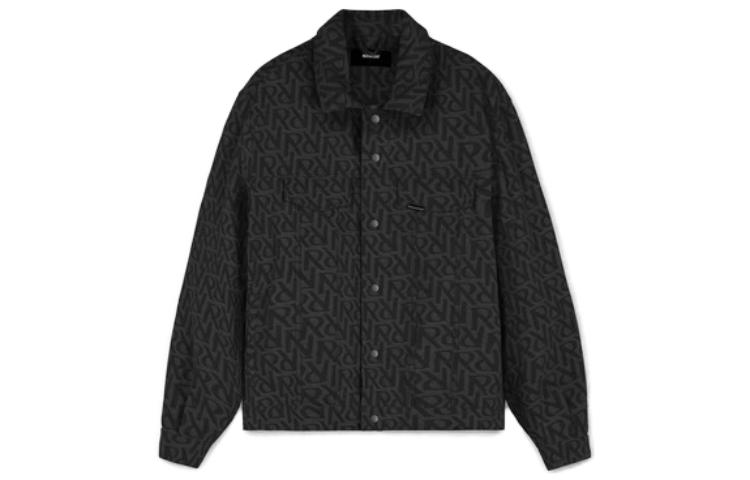 Represent SS23 Single-Breasted Denim Jacket Men’s Black M01233-01