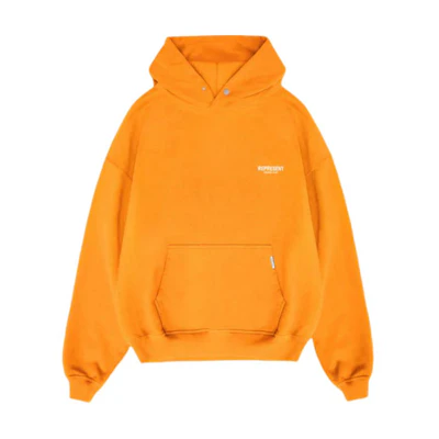 Represent SS23 Solid Color Hoodie Yellow M04153-237